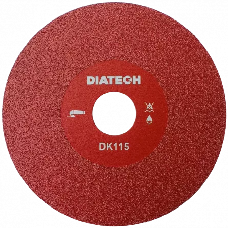 Disc diamantat  DEKTON DK115, taiere si slefuire uscata palci ceramice dure, 115 mm