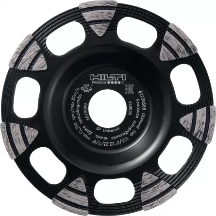 Disc diamantat Hilti, diametru 125 mm, slefuit universal