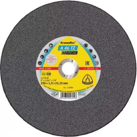 Disc pentru debitare A46 TZ 230X1.9 224084
