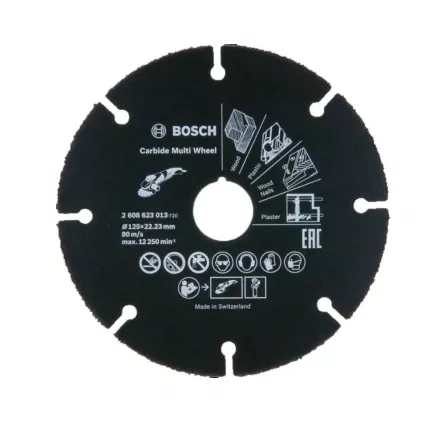 Disc segmentat Bosch pentru materiale de constructii Carbide Multi D115