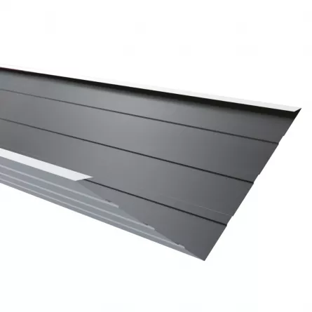 Dolie mare Rufster Premium 0,5 mm grosime 7016 MS gri-antracit mat structurat