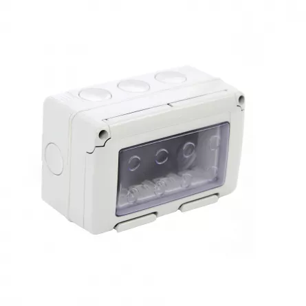 Doza modulara, aparenta, Gewiss GW27044, 4 module, grad de protectie IP55