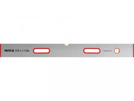 Dreptar din aluminiu cu doua bule, lungime 2.5 m, Yato YT-3078