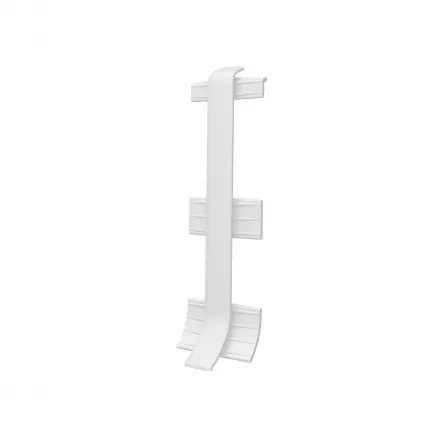 Element de imbinare pentru plinta Linela 401, culoare alba, set doua bucati