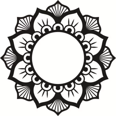 Element decorativ din tabla otel LBC,debitat laser, utilizat la lucrarile din fier forjat, dimensiune 40 X 40 cm, model M097.003