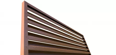 Element jaluzea pentru gard, Rufster, grosime 0,45 mm, finisaj Stejar Dark, lungime variabila
