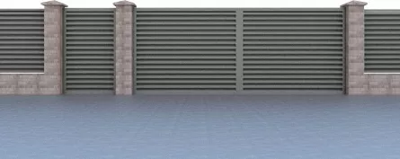 Element jaluzea pentru gard, Rufster, grosime 0,50 mm, finisaj 7024MS Gri-grafit, lungime variabila