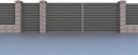 Element jaluzea pentru gard, Rufster, grosime 0,50 mm, finisaj 7016MS gri antracit, lungime 2000 mm