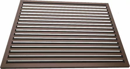 Element jaluzea pentru gard, Rufster, grosime 0,50 mm, finisaj 8019MS maro-grafit, lungime 2000 mm