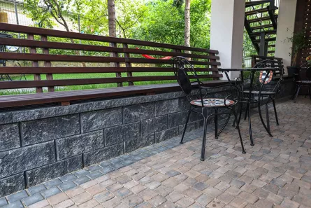 Element pentru gard, model Gardeo SYMM 82, culoare gri antracit
