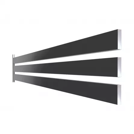 Element rectangular pentru gard, Rufster, dimensiune 80x20 mm, grosime 0.50 mm, culoare Ardesia, lungime variabila Element rectangular pentru gard, Rufster, dimensiune 80x20 mm, grosime 0.50 mm, culoare Ardesia, lungime variabila