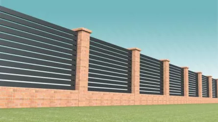 Element rectangular pentru gard, Rufster, dimensiune 80x20 mm, grosime 0.50 mm, culoare Ardesia, lungime variabila Element rectangular pentru gard, Rufster, dimensiune 80x20 mm, grosime 0.50 mm, culoare Ardesia, lungime variabila