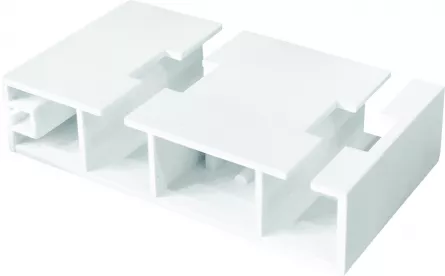 Elemente SN Deco de conexiune pentru BM2  dimensiune 4x2 cm grosime 1.3 cm culoare alb, set 2 bucati