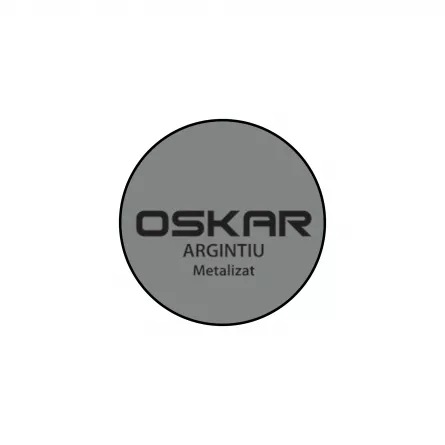Email tip 3 in 1 pentru metal, cu efect anticoroziv, de grunduire si decorare Oskar direct pe rugina, culoare argintiu metalizat, ambalare 2.5 L