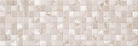 Faianta pentru baie si bucatarie, Mosaic Adda Marfil, dimensiuni 20 x 60 cm