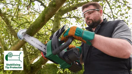 Ferastrau cu lant Bosch UniversalChain 18, 1 acumulator 2.5 Ah si incarcator