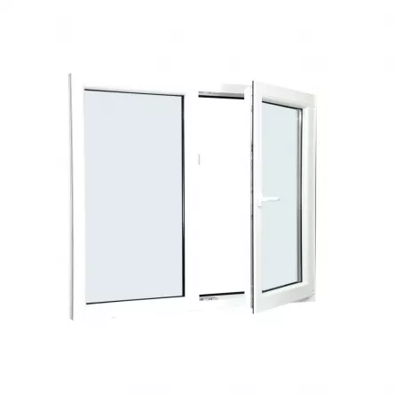 Fereastra Alidor 1160x1160 DD dimensiune 116x116 cm grosime 7.5 cm culoare alba
