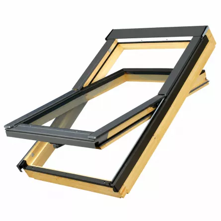 Fereastra Fakro FTS-V 78 x 118 cu rama EZV + Kit de izolatie XDP