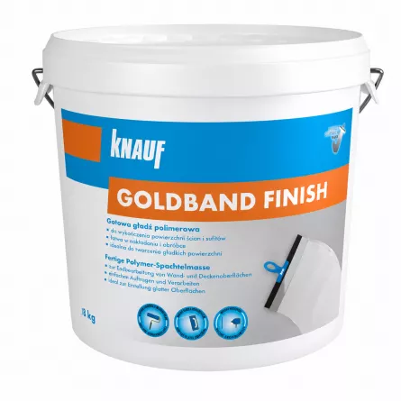 Finisaj Knauf Goldband Readymade, tencuiala polimerica gata preparata, 18 kg