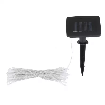 Ghirlanda luminoasa LED solar 10 m 50xLED 2.4V IP44 Globo 33700-50