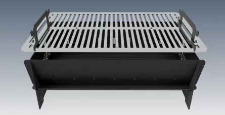 Gratar BBQ Rufster, 50 x 32 cm, pliabil, 3 pozitii pentru ajustarea inaltimii