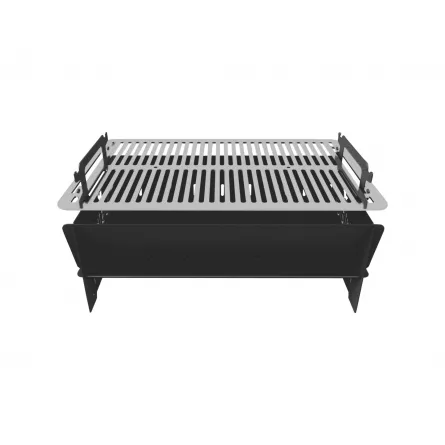 Gratar BBQ Rufster, 50 x 32 cm, pliabil, 3 pozitii pentru ajustarea inaltimii