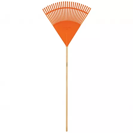 Grebla frunze plastic 61cm coada lemn 19787