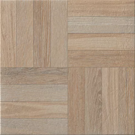 Gresie interior, glazurata, mata, pentru baie si bucatarie, 8086 Parquet Cross, dimensiune 34 x 34 cm