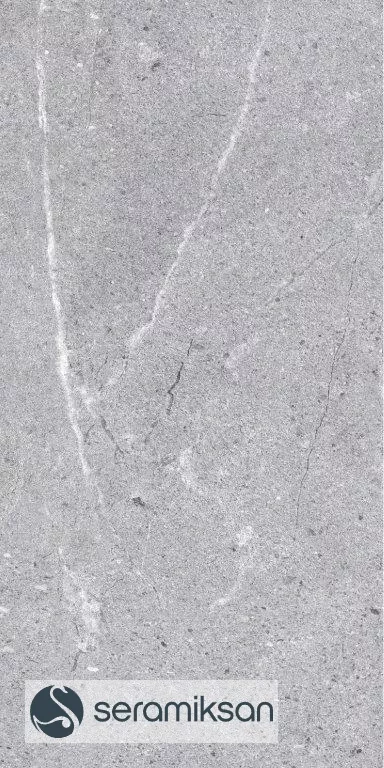 Gresie portelanata CALIFORNIA ROCK 30 x 60 cm, mata, interior-exterior, trafic intens, gri