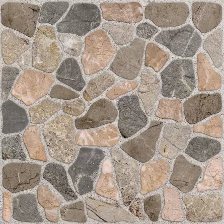 Gresie portelanata, mata, pentru interior si exterior, Garden Multicolor, dimensiune 33 x 33 cm