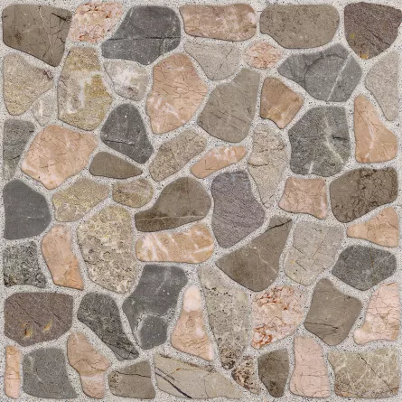Gresie portelanata, mata, pentru interior si exterior, Garden Multicolor, dimensiune 33 x 33 cm