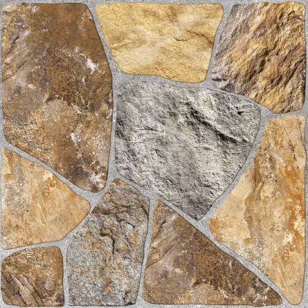 Gresie portelanata, mata, pentru interior si exterior, Terra Multicolor, dimensiune 45 x 45 cm