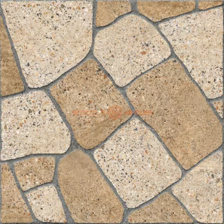 Gresie portelanata, mata, pentru interior si exterior, Delta Beige, dimensiune 45 x 45 cm