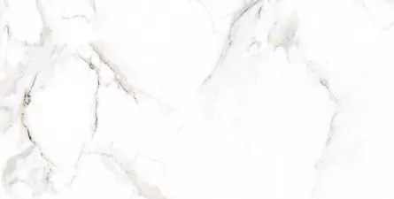 Gresie portelanata, polisata, rectificata, pentru interior sau exterior,  Statuario Marble, dimensiune 60 x 120 cm