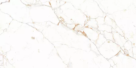 Gresie portelanata rectificata ATLAS BIANCO 60x120 cm, interior/exterior, lucios