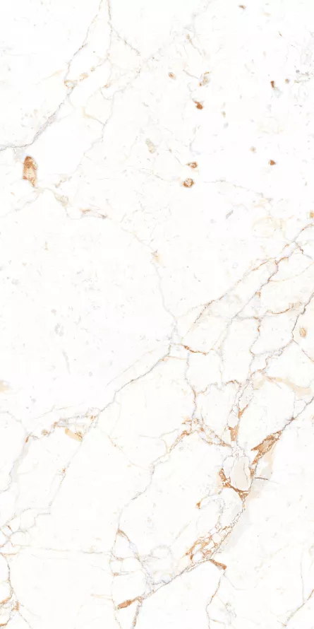Gresie portelanata rectificata ATLAS BIANCO 60x120 cm, interior/exterior, lucios
