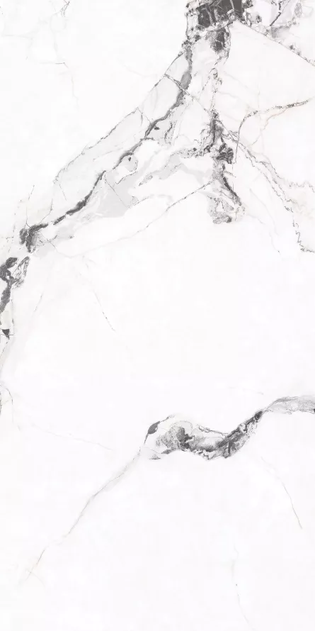 Gresie portelanata, rectificata, pentru interior sau exterior Alaska white, 60 x 120 cm