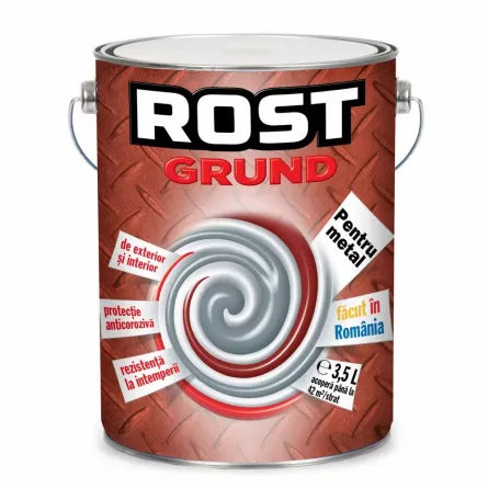 Grund pentru metal, culoare gri, ambalare 3.5 L