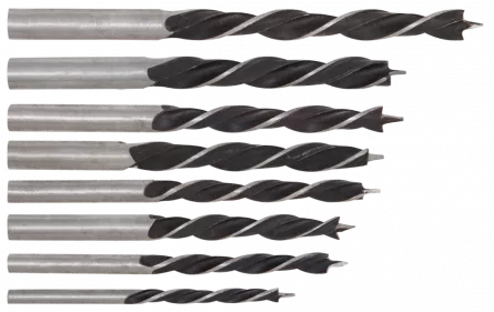 Set 8 burghie lungi pentru lemn