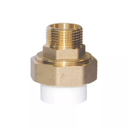 Holender PPR 32x1 filet exterior dimensiuni 32x1 culoare alb