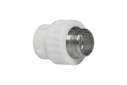 Imbinare din PPR, rotunda, diametru 25-3/4 &ldquo;, FE, culoare alba