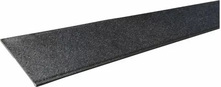 Intaritura pentru gard tip jaluzea, grosime 0,5 mm, lungime 2 m, culoare neagra RAL 9005MS M2P3, vopsita pe ambele fete