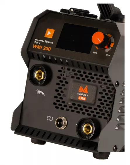 Invertor sudura 3 in 1 Evotools Plus WMI200, 683150, afisaj LED