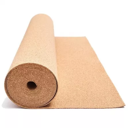 Izolatie din pluta dimensiune 1x10 m grosime 2 mm culoare maro