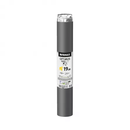 Izolatie pentru parchet AFIRMAX Optimus Aquastop - substrat pentru parchet laminat, grosime 2 mm, ambalare 10 mp