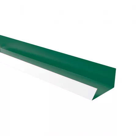 Jgheab ascuns Rufster Eco 0,45 mm grosime 6020 MS verde-crom mat structurat