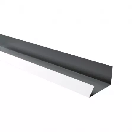 Jgheab ascuns Rufster Premium 0,5 mm grosime 7016 MS gri-antracit mat structurat