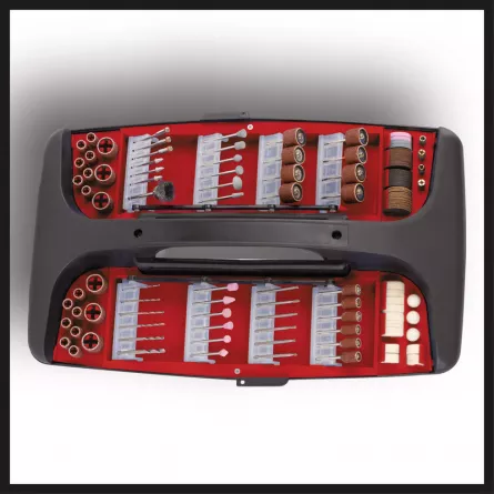 Kit freza de polizat si gravat Einhell TH MG 135E, 135 W, 189 accesorii