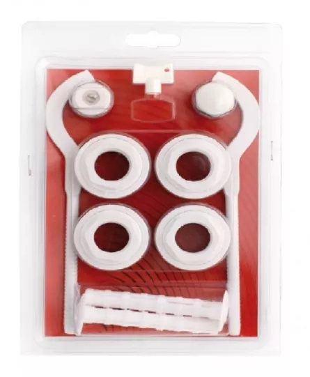 Kit pentru radiator de aluminiu cu 11 piese + console