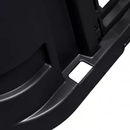Lada pentru depozitarea materialelor organice, material PVC, culoare neagra, capacitate 740 L, 35624